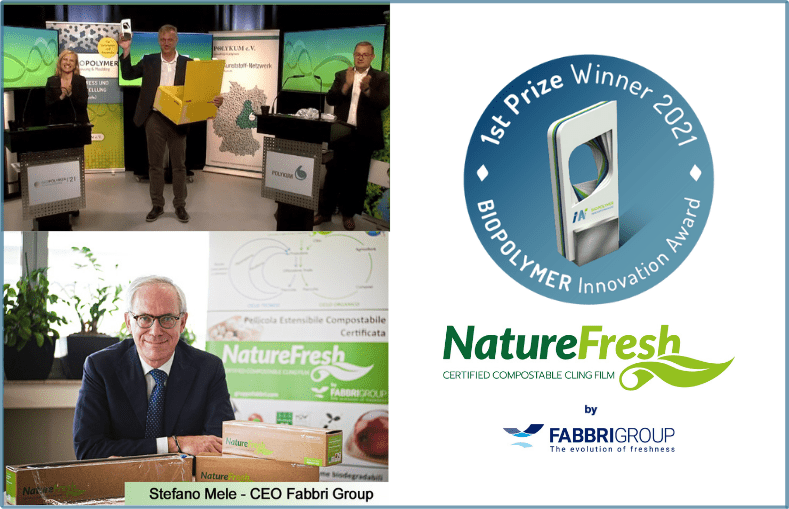 Nature Fresh wins BIOPOLYMER Innovation Award